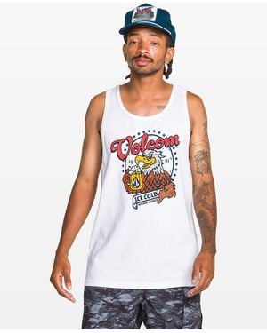 Volcom Serve Stoked Tank - White
