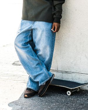 Volcom Chillow Denim Pants - Blue