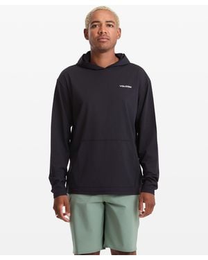 Volcom Pullover Hood Long Sleeve - Black