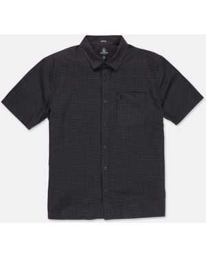 Volcom Glasnow Short Sleeve Shirt - Blue