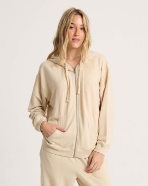 Volcom Lil Frenchie Zip Hoodie - Natural