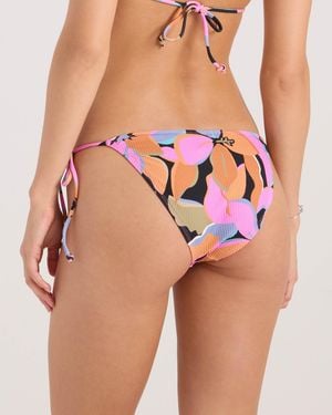 Volcom Not So Sweet Full Tie Side Bikini Bottom - Pink