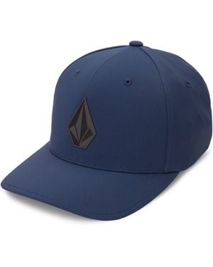 Volcom Stone Tech Flexfit Delta Hat - Blue