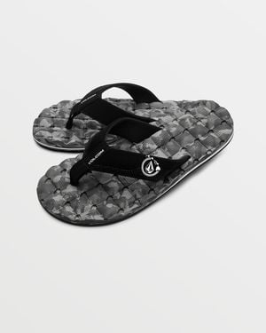 Volcom Recliner Hawaii Sandals - Black
