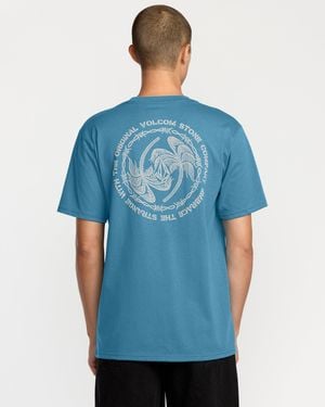 Volcom Almeida Short Sleeve Tee - Blue