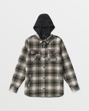 Volcom Kenson Insulated Flannel - Gray