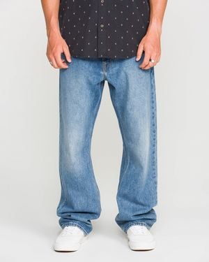 Volcom Pipe Dreams Denim Pants - Blue
