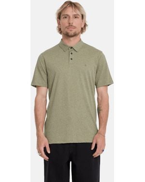 Volcom Wowzer Polo Short Sleeve Shirt - Green