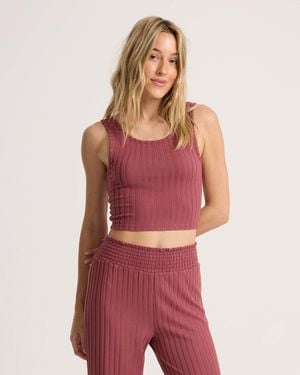 Volcom Sun Lounge Bra Tank - Red