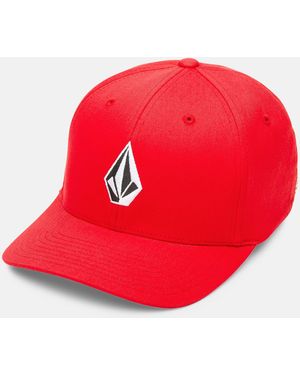 Volcom Full Stone Flexfit Hat - Red