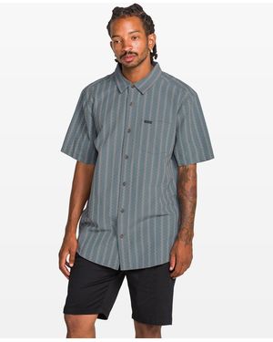 Volcom Sato Stripe Short Sleeve Tee - Blue
