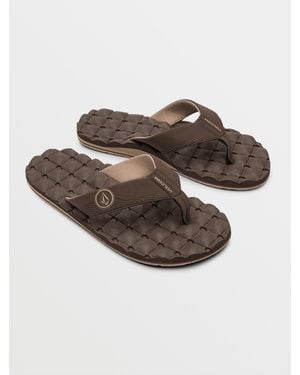 Volcom Recliner Sandals - Brown