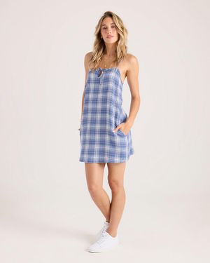 Volcom Folkin Stone Dress - Blue