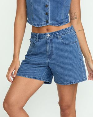 Volcom Stoned Boyfriend Shorts - Blue