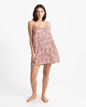 Volcom Boss Beach Mini Dress - Pink