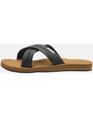 Volcom Double Cross Sandals - Black