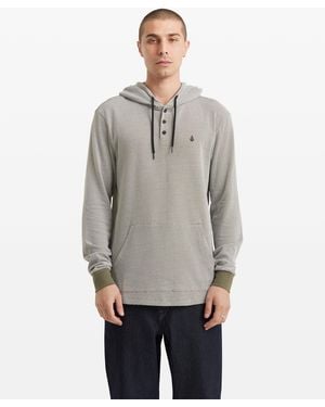 Volcom Murph Thermal Long Sleeve Tee - Gray