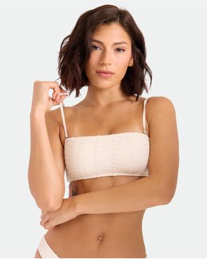 Volcom Coco Low Tide Bandeau Bra - Brown