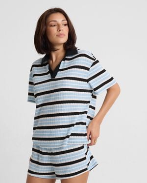 Volcom Coco Ho Rugby Top - Blue