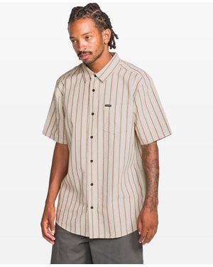 Volcom Sato Stripe Short Sleeve Shirt - Multicolor