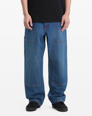 Volcom Work Carpenter Denim Pants - Blue