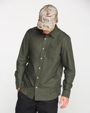 Volcom Veeco Oxford Long Sleeve Shirt - Green