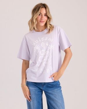 Volcom Burnout Bf Tee - Purple