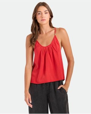 Volcom Pleat Heart Cami - Red