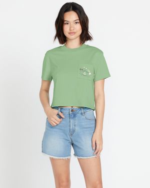 Volcom Island Pocket Tee - Green