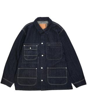 Vowels US Shop Denim Chore Jacket - Blue