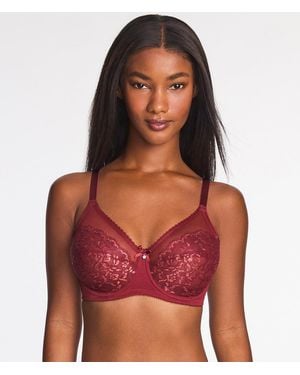 Wacoal Retro Chic Full Figure Underwire Bra - Red