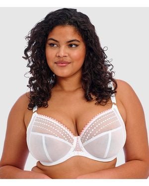 Elomi Matilda Underwire Plunge Bra - White