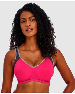 Freya Sonic Sport Underwire Spacer Bra - Red