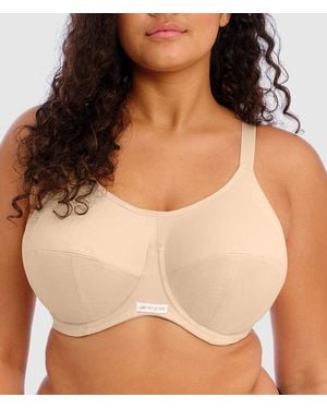 Elomi Energise Full Figure Underwire Sport Bra - Brown
