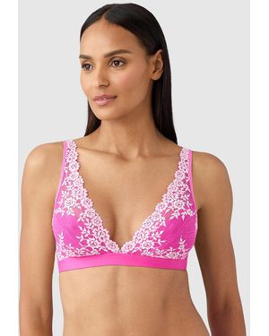 Wacoal Embrace Lace Wire Free Bralette - Pink