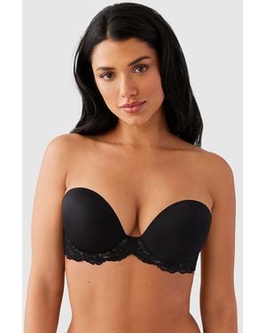Wacoal Self Assured Push Up Strapless Bra - Black