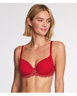 Wacoal Embrace Lace T-Shirt Bra - Red