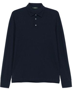 Zanone Maglioni Cotone-Uomo - Blu