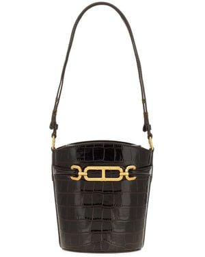 Tom Ford Small Bucket Bag - White