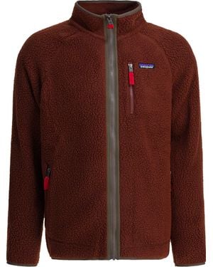 Patagonia Retro Pile Fleece Jackets Bordeaux - Brown