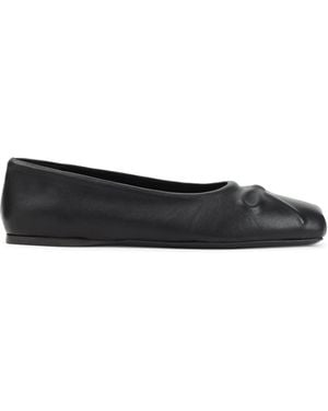 Marni Dancer Leather Ballerinas-Donna - Nero