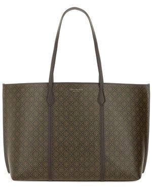 Tory Burch "Perry" Tote Bag - Brown