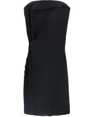 Issey Miyake Paper Bag Pleats Abiti Nero-Donna