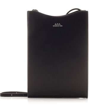 A.P.C. Jamie Small Leather Goods Black