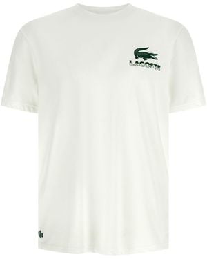 Lacoste Printed T-Shirt - White