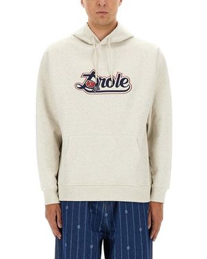 Drole de Monsieur "drôle Rose" Sweatshirt - Natural