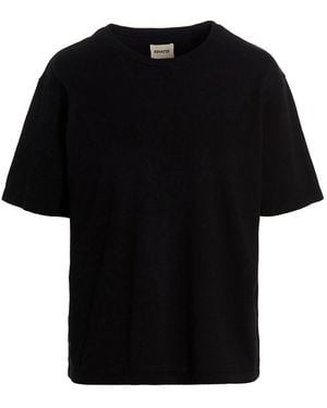 KHAITE Mae' T-Shirt - Black