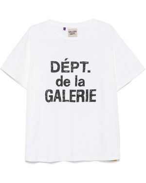 GALLERY DEPT. T Shirt Cotone-Uomo - Bianco