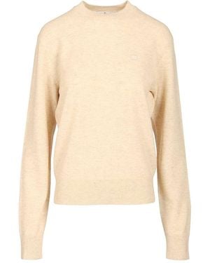 Acne Studios Crew Neck Sweater Knitwear - Natural