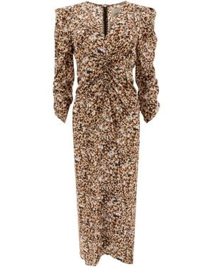 Isabel Marant Albini Dresses Yellow - Natural